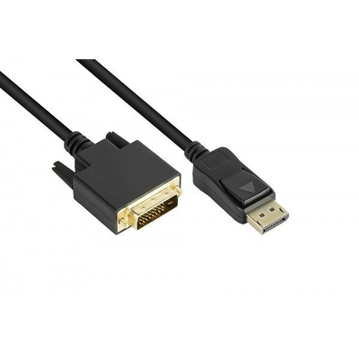 Product Καλώδιο DisplayPort Goodconnections DP-St.-DVI-D 24+1-St. Black 5m base image