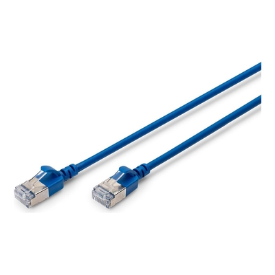 Product Καλώδιο Δικτύου Digitus CAT 6A F/FTP Slim 5,00m Blue base image