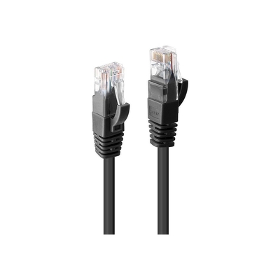 Product Καλώδιο Δικτύου Lindy Cat6 U/UTP Black 7.50m base image