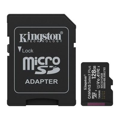 Product Κάρτα Μνήμης MicroSD 128GB Kingston SDXC Canvas+ Gen3 m.Adapter base image