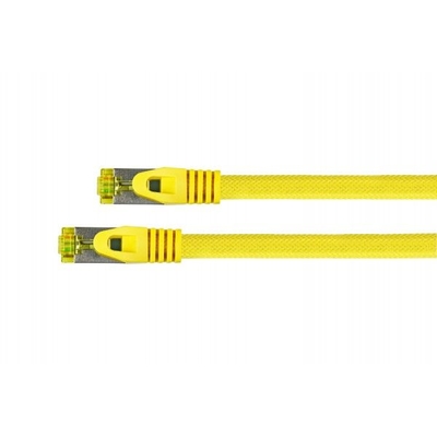 Product Καλώδιο Δικτύου Python m. Cat.7 Raw Nylongefl. Yellow 0,5m base image