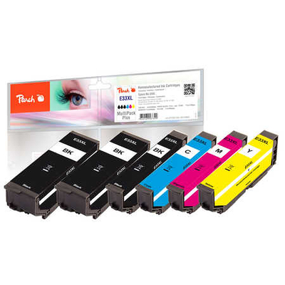 Product Μελάνι Συμβατό Peach Epson No.33XL Multipack Plus 2xbk,pbk,c,m,y base image
