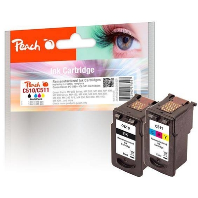 Product Μελάνι Συμβατό Peach Canon PG510/CL-511 Multipack REM,KOM base image