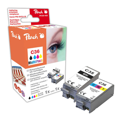 Product Μελάνι Συμβατό Peach Canon PGI-35/CLI-36, PEA, Multi-Pack, REM, FW base image
