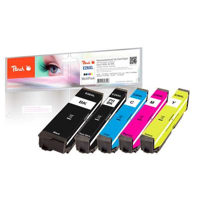 Product Μελάνι Συμβατό Peach Epson No.26XL T2636 Multipack bk,pbk,c,m,y base image