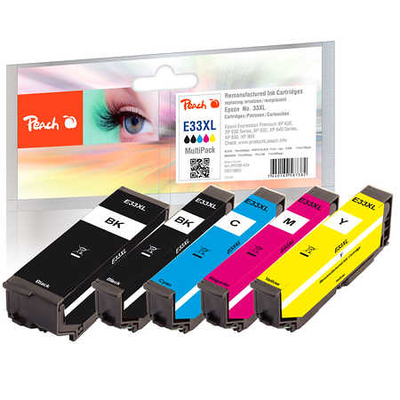 Product Μελάνι Συμβατό Peach Epson No.33XL T3357 Multipack bk,pbk,c,m,y base image