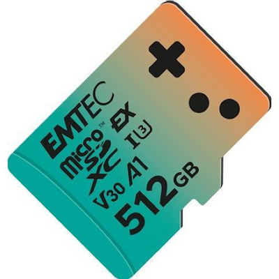 Product Κάρτα Μνήμης MicroSD 512GB Emtec UHS-I U3 V30 A1 EXPRESS (Switch 2) base image