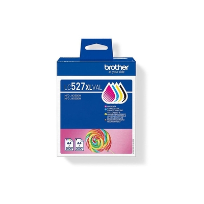 Product Μελάνι Brother LC-527XLVAL Multipack MFCJ4350DW/4550DW base image