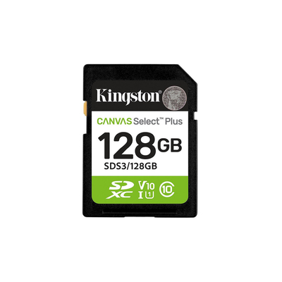Product Κάρτα Μνήμης SDXC 128GB Kingston Canvas Plus Gen3 C10 base image