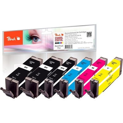 Product Μελάνι Συμβατό Peach Canon PGI-550XL/CLI-551XL Multipack Plus base image
