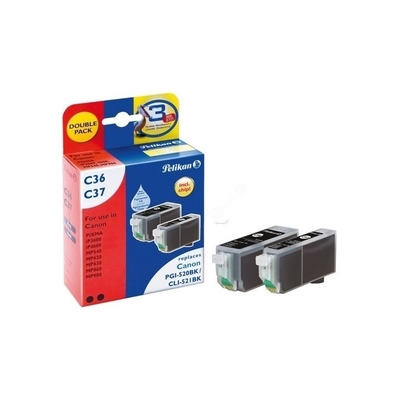 Product Μελάνι Συμβατό Pelikan Canon C36 PGI520/CLI-521 Black Doppelp. compatible base image