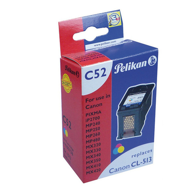 Product Μελάνι Συμβατό Pelikan Canon C52 CL513 Tricolor base image