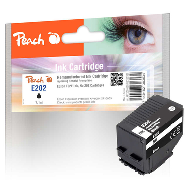 Product Μελάνι Συμβατό Peach Epson Nr.202, bk, PEA, T02E1, REM, FW komp base image