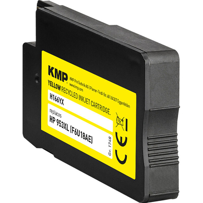 Product Μελάνι Συμβατό KMP HP 953XL (F6U18AE) yellow 2000 S. Hybrid-Chip refilled base image