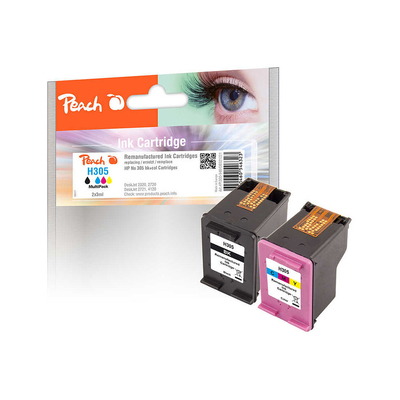 Product Μελάνι Συμβατό Peach HP Nr.305 Multipack Black & color base image