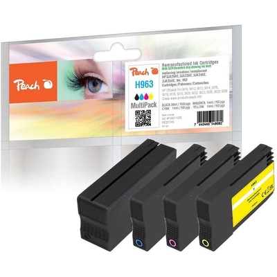 Product Μελάνι Συμβατό Peach HP Nr.963 Multipack Plus OEM reset 2xbk,c,m,y base image
