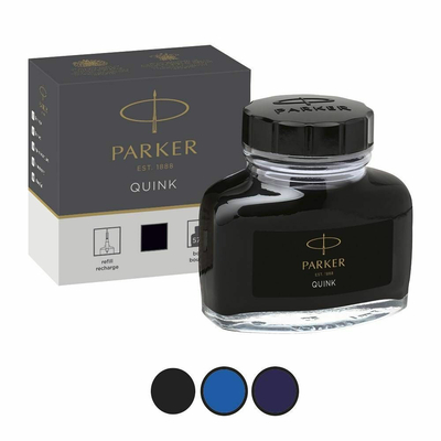 Product Ανταλλακτικό Μελάνι Parker QUINK Black 57ml base image