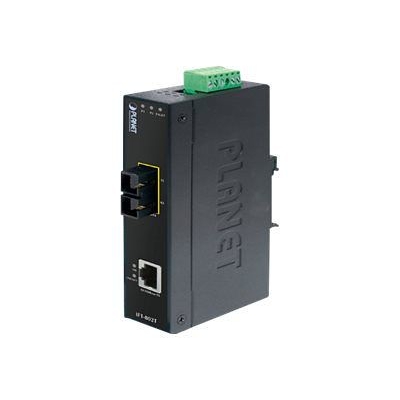 Product Media Converter Planet 10/100Base-TX to 100Base-FX Industrial base image