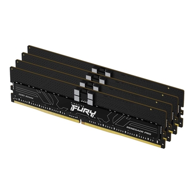 Product Μνήμη RAM Σταθερού DDR5 128GB Kingston 5600 CL28 KIT (4x32GB) FURY Renegade base image