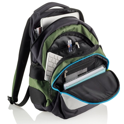 Product Σχολική Τσάντα Miquelrius Rucksack Triple Berlin Recy 30l 3 compartments Green base image