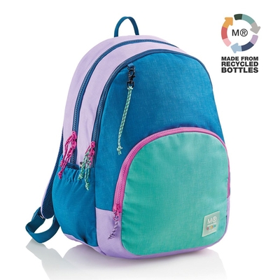 Product Σχολική Τσάντα Miquelrius Rucksack Triple Oslo Recy 27l 3 compartments lila base image
