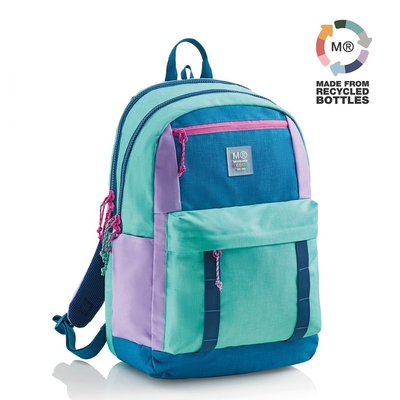 Product Σχολική Τσάντα Miquelrius Rucksack Triple Amsterdam Recy 28l 3 compartments lila base image