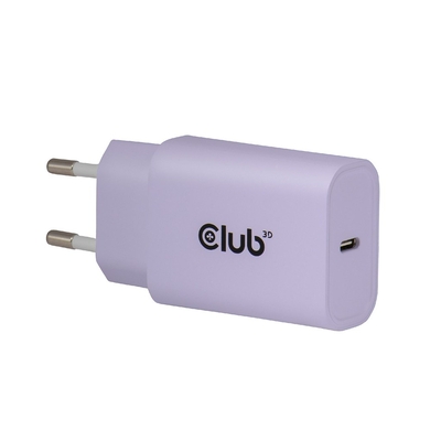 Product Φορτιστής Πρίζας Club 3D Lifestyle USB-C 30Watt, 2pcs lila base image