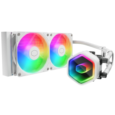 Product Υδρόψυξη Επεξεργαστή CoolerMaster MasterLiquid 240 Core II White Edition base image