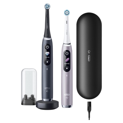 Product Ηλεκτρική Οδοντόβουρτσα Oral-B iO Series 9 Duo Pack Magnetic Black, Pink base image