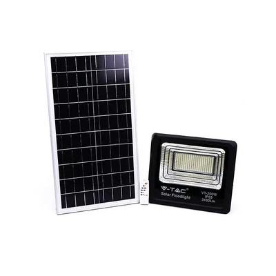 Product Ηλιακό Φωτιστικό V-TAC 40W Black IP65 LED Timer VT-200W 4000K 3100lm base image