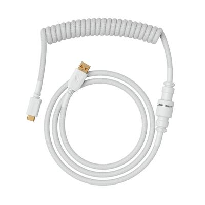 Product Καλώδιο USB Glorious Gaming Glorious GMMK Coiled Ghost White base image
