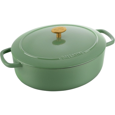 Product Γάστρα Ballarini Bellamonte Cast Iron Pot 4.5 ltr, Green base image