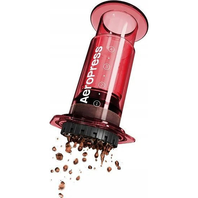 Product Καφετιέρα Γαλλικού Χειρός AeroPress Clear - red base image