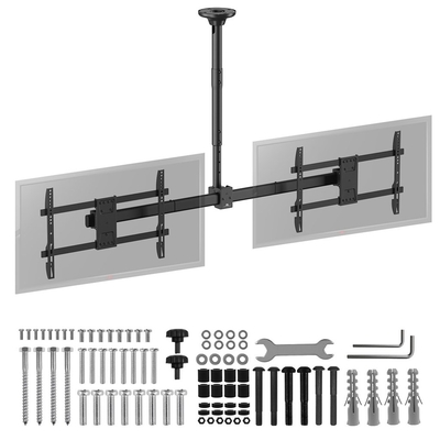 Product Βάση Τηλεόρασης Maclean ceiling for two max load 2x40kg, 34-60", max 600x400, MC-111 B base image