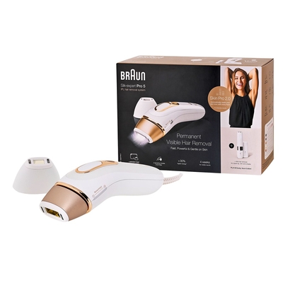 Product Αποτριχωτική Μηχανή Braun IPL Silk-expert Pro 5 PL5149 Golden, White base image