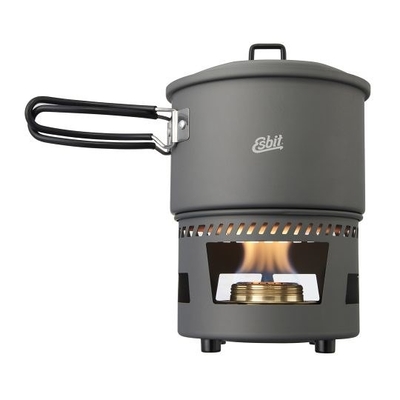 Product Καμινέτο Esbit Cookset with alcohol burner Pot 1.5 L Aluminium, Black base image