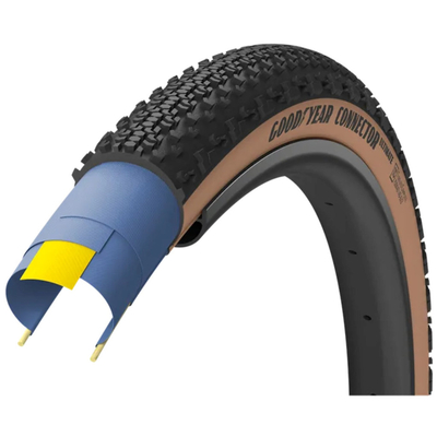 Product Λάστιχο Ποδηλάτου Goodyear - Connector Ultimate Tubeless 700x50/50-622 k. Blk/Tan base image