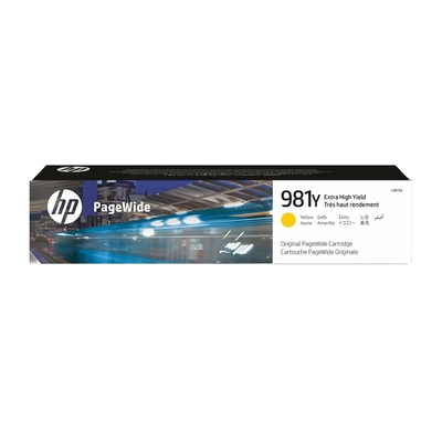Product Μελάνι HP 981Y Extra High Yield Yellow Original PageWide Cartridge base image