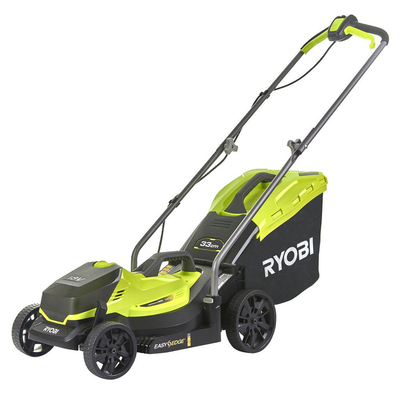 Product Μηχανή Γκαζόν Ryobi OLM1833B Push Battery Black, Green base image