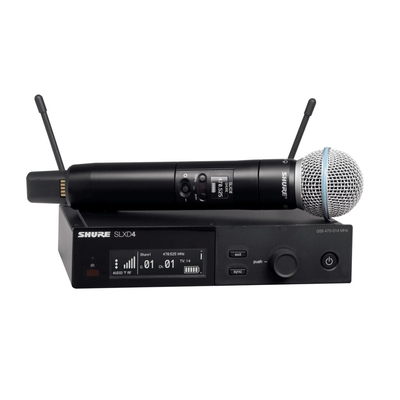 Product Μικρόφωνο Shure SLXD2/SM58=-G59 - SM58 Handheld with (470-514 MHz) base image