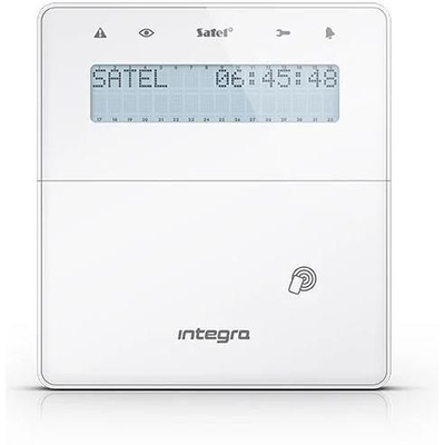 Product Πληκτρολόγιο Συναγερμού Satel MANIPULATOR INT-KLFR-W RFID, GRADE3 base image
