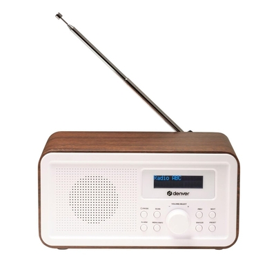 Product Ραδιόφωνο Denver DAB+/FM DAB-30DW dark wood base image