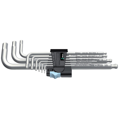 Product Σετ Κλειδιά Allen Wera 05073544001 hex key L-shaped hex key set Metric 9 pc(s) base image
