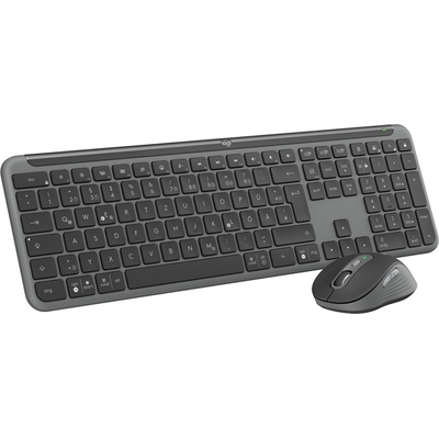 Product Σετ Πληκτρολόγιο Και Ποντίκι Ασύρματο Logitech 920-012504 + Bluetooth QWERTZ German Graphite base image
