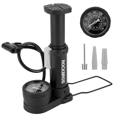 Product Τρόμπα Rockbros 42610002001 floor pump with pressure gauge Black base image