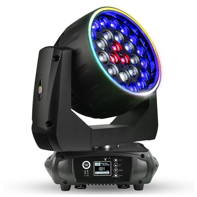 Product Φωτορυθμικά Light4me VENOM WASH 28x15 RING LED Moving Head base image
