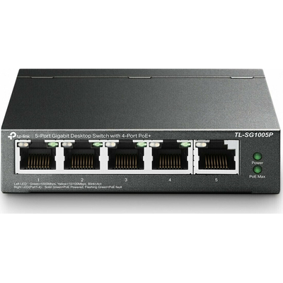 Product Network Switch TP-Link 5-Port Gigabit Desktop PoE with 4-Port base image