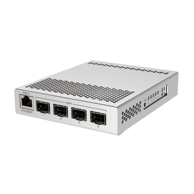 Product Network Switch Mikrotik CRS305-1G-4S+IN Managed (10/100/1000) (PoE) White base image