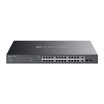 Product Network Switch TP-Link Omada ES228GMP Managed L2 Gigabit (10/100/1000) (PoE) Black base image
