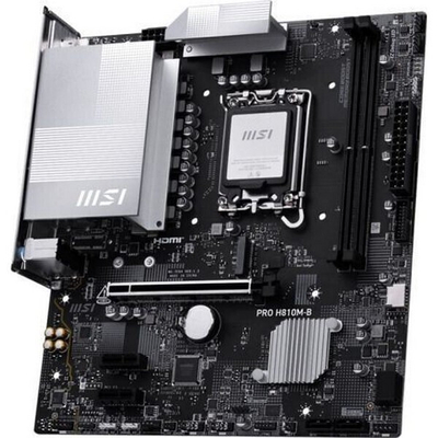 Product Motherboard MSI PRO H810M-B Intel H810 LGA 1851 (Socket V1) Micro ATX base image
